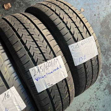 2 x Viking 215-60-17 C Zomerbanden 7mm, 17 inch, Ophalen of Verzenden, Band(en), Zomerbanden