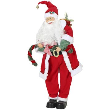 Zingende &amp; Dansende Kerstman, 120 Cm, Staande Geanimeerd, Verzenden, Nieuw