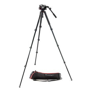 Manfrotto MVK504AQ Videostatief Kit (MVT535AQ + 504HD, Verzenden, Gebruikt