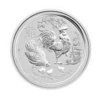 1 kilo zilveren Lunar munt 2017 - jaar van de haan, Verzenden