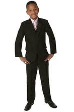 Communie pak/gala pak zwart/bruidsjongen maat 170 NIEUW, Verzenden, Nieuw, Jongen, Broek