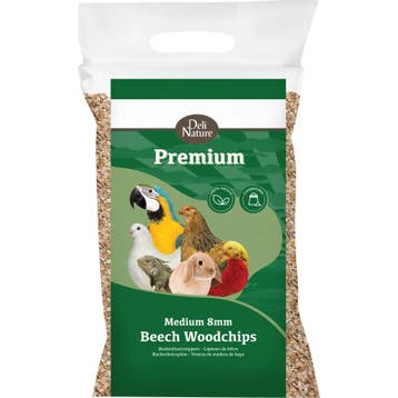 4x Deli Nature Premium Beukenhoutsnippers 8 mm Midden 5 kg, Dieren en Toebehoren, Verzenden, Nieuw
