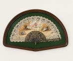 Handwaaier - Hout, Textiel - Antiek