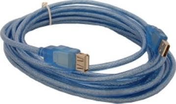 USB 3.0 verlengkabel 5 meter blauw, Ophalen of Verzenden, Nieuw