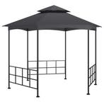 vidaXL Prieel met zijwanden 3,1x2,7 m antracietkleurig, Verzenden, Nieuw