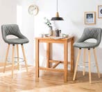 24goodz Barkruk met Rugleuning en Voetsteun - Ergonomisch On, Huis en Inrichting, Barkrukken, Verzenden, Nieuw