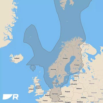 Raymarine LightHouse Waterkaart Noord Europa, Ophalen of Verzenden, Nieuw