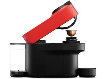 Krups -  Nespresso  Vertuo Pop - Capsulemachine Rood, Verzenden, Nieuw, 1 kopje, Koffiepads en cups
