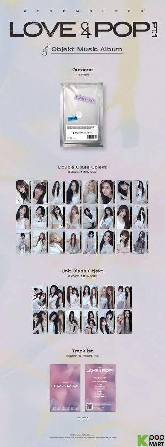 kpop merchandise - Triples - Love&amp;pop (accessoires), Verzamelen, Verzenden, Zo goed als nieuw