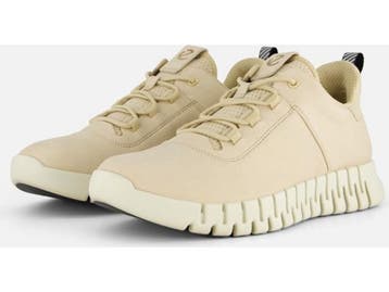 ECCO GRUUV - Lage sneakers - Flexibele rubberen zool - Beige, Verzenden, Zo goed als nieuw