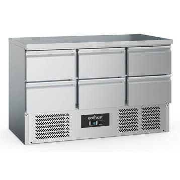 Ecofrost Koelwerkbank 400L | 6 Laden | Statisch + Ventilator, Ophalen of Verzenden, Nieuw