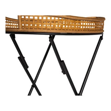 Levi bijzettafel 55x38x62 cm - naturel, Ophalen of Verzenden, Nieuw
