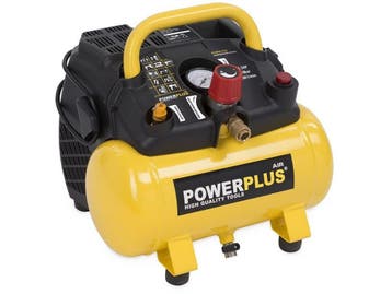 Powerplus POWX1721 - Draagbare olievrije compressor - 6, Verzenden, Zo goed als nieuw