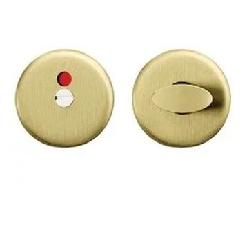 Deurbeslag | Wc-sluiting | AXA (Rond, Aluminium Goud), Verzenden, Nieuw