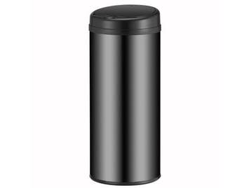 Veiling - Automatische Prullenbak  50 ltr zwart rond, Huis en Inrichting, Woonaccessoires | Prullenbakken, Nieuw