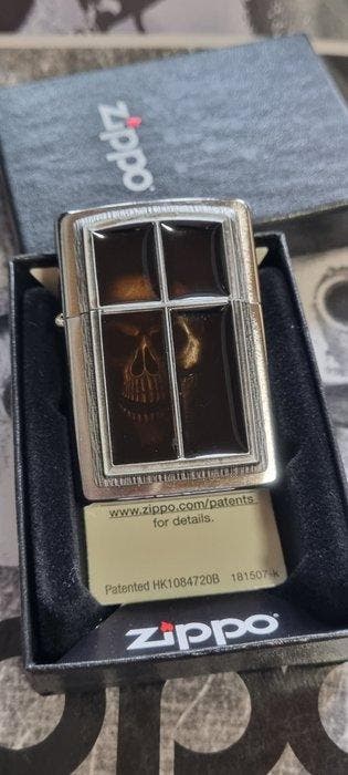 Zippo - Window Skull 3D Emblem Seltenes Sammler Stück -, Nieuw