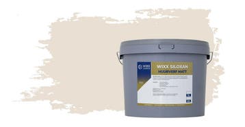 Wixx Siloxan Buitenlatex Matt RAL 9001 | Crèmewit 10L, Wit, Nieuw, Verf, Verzenden