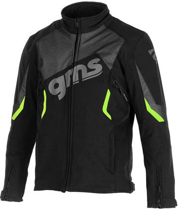 gms Arrow Zwarte Groene Motor Softshelljas, Motoren, Nieuw met kaartje, Jas | textiel, Gms, Heren
