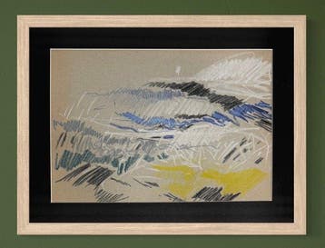 René Mels (1909-1977) - Composition abstraite gestuelle -