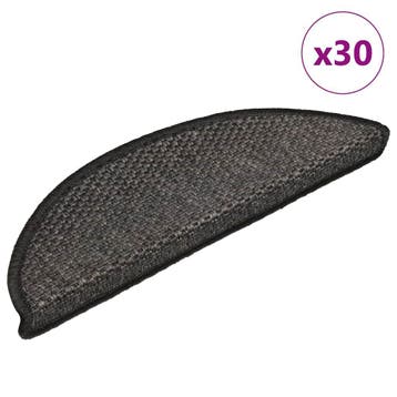 vidaXL Trapmatten zelfklevend Sisal-Look 30 st 56x17x3 cm, Verzenden, Nieuw