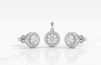 Oorbellen - 14 karaat Witgoud - 2.27ct. tw. Diamant, Sieraden, Tassen en Uiterlijk, Oorbellen, Nieuw