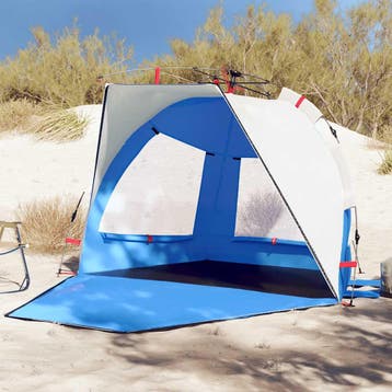 vidaXL Strandtent 2-persoons waterdicht snelontgrendeling, Verzenden, Nieuw, Tot en met 2