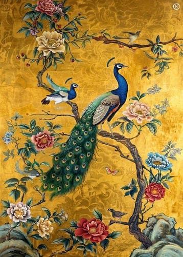 Kleury.art - Peacocks on Gold” by Kleury.art (2/5)