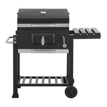 Houtskool BBQ Arnad met deksel 105x114x47,5 cm zwart casa.pr, Verzenden, Nieuw