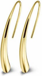 Casa Jewelry Oorhangers Bender M - Goud Verguld, Verzenden, Nieuw