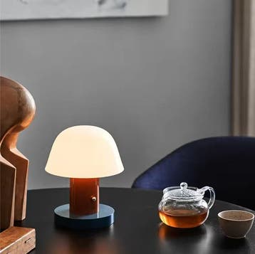 Paddestoel Tafellamp – USB Oplaadbaar LED Nachtlampje Touch, Verzenden, Nieuw