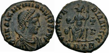 Centenionalis Roemisches Kaiserreich Valentinian Ii Aes I..., Verzenden