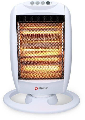 Alpina elektrische kachel halogeen 1200 Watt, Verzenden, Nieuw