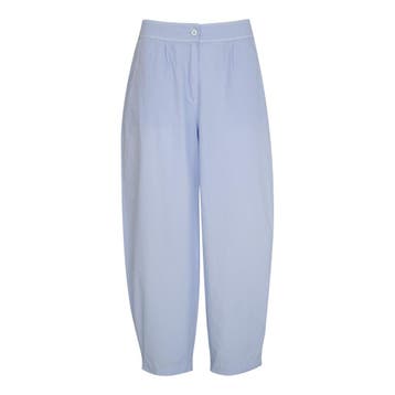Backstage • blauwe katoenen pantalon • M, Kleding | Dames, Maat 38/40 (M), Backstage, Nieuw, Verzenden