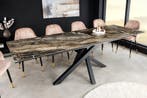 Uitschuifbare eettafel MARVELOUS 180-220-260cm taupe, Huis en Inrichting, Tafels | Eettafels, Ophalen of Verzenden, Nieuw