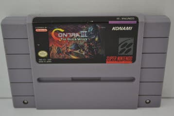 Contra III - The Alien Wars (SNES USA), 1 speler, Verzenden, Zo goed als nieuw