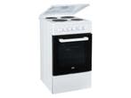Beko FSS56000GW - Fornuis 50 cm - 4 elektrische kookzones -, Witgoed en Apparatuur, Kookplaten, Verzenden, Zo goed als nieuw