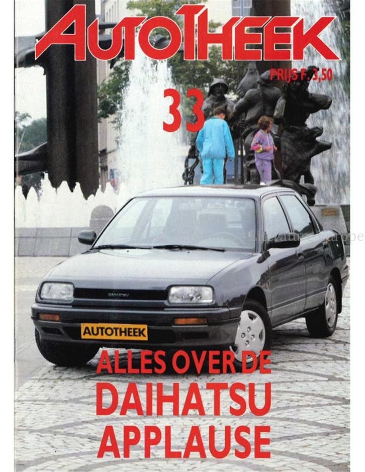ALLES OVER DE DAIHSTU APPLAUSE, AUTOTHEEK 33, Boeken, Auto's | Boeken