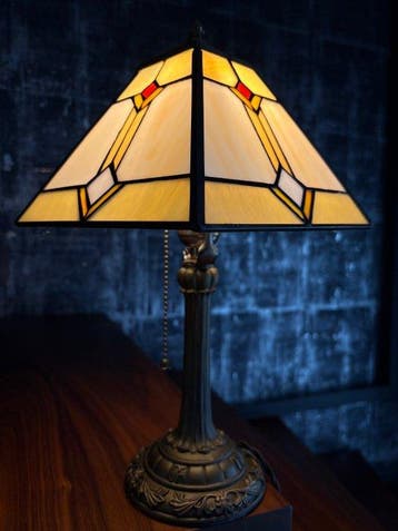 Style Tiffany - Tafellamp - in de geest van Art Deco, Antiek en Kunst