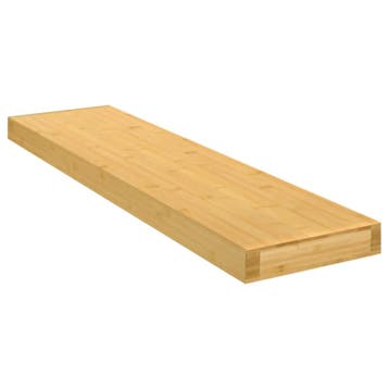 vidaXL Wandschap 80x20x4 cm bamboe, Verzenden, Nieuw