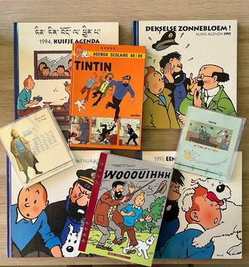 Hergé - 8 - Papierwaren - Kuifje - 1988, Nieuw