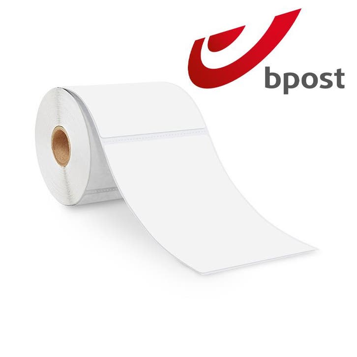 4x - Bpost Thermische Verzendetiketten 102x150x76mm - 900 l, Zakelijke goederen, Kantoor en Winkelinrichting | Kassa's en Betaalsystemen