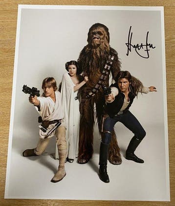Star Wars - Harrison Ford (Han Solo) - Signed 11x14, Nieuw
