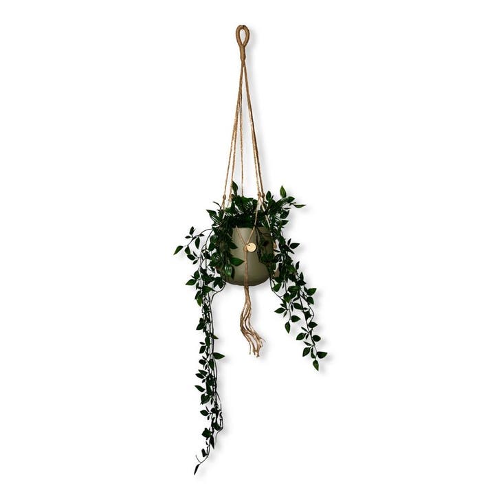 Plantenhanger Original Jute - Macramé - Handgemaakt in, Huis en Inrichting, Woonaccessoires | Overige, Nieuw, Ophalen of Verzenden
