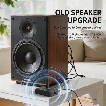 Draadloze Bluetooth 6.0 Audio Ontvanger met AUX, RCA & USB -, Verzenden, Nieuw
