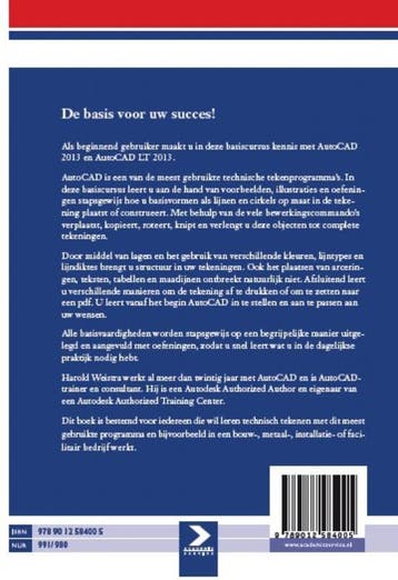 Basiscursus AutoCad 2013 en LT 2013 9789012584005, Verzenden, Gelezen, Harold Weistra