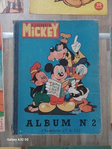 Le Journal de Mickey - Album N°2 + Année 1955 complète - 1, Boeken, Nieuw