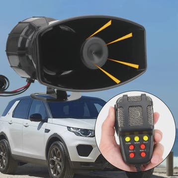 12V Auto Alarm Systeem: Luidspreker, Megafon, Sirene & Hoorn, Verzenden, Nieuw