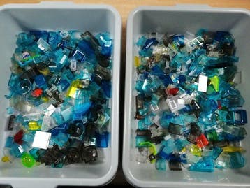 Lego - geen serie - Partij Transparante onderdelen +/- 2,00, Nieuw