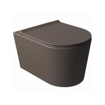 Wandcloset Salenzi Civita 50x35x36.5 cm Keramiek Rimless Mat, Ophalen of Verzenden, Nieuw, Overige typen