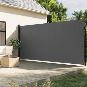 vidaXL Uitschuifbaar zijluifel antraciet 220x300 cm, Verzenden, Nieuw